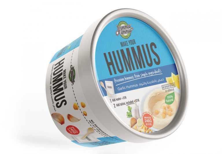 Make Your Hummus Bowl - Garlic Flavor